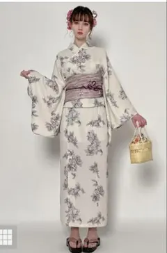 3点セット2Way花柄セパレート浴衣 - メルカリ