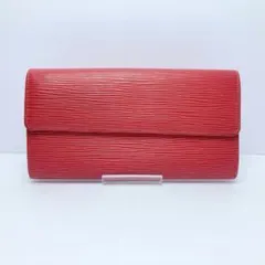 極美品】 ルイヴィトン サラ 長財布 エピ レッド 最新モデル - メルカリ