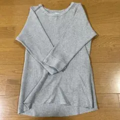 TMT BIG HOLIDAY GYM ワッフルカットソー グレーのサムネイル