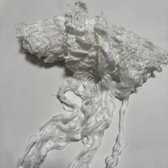 マフラー　ストール　ホワイト