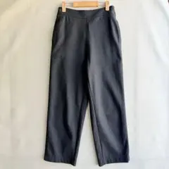 美品　ユニクロ　レディース　ブラッシュドジャージーストレートパンツ M グレー