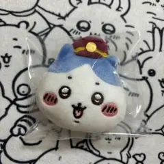 ちいかわ 阪急コラボ ぬいぐるみおかおバッジ ハチワレ