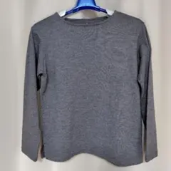 無印良品　太番手ボートネック長袖Ｔシャツ