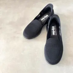 【美品】SKECHERS スケッチャーズ slip-ins ブラック スリッポン