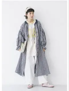 【kazumi×SamansaMos2】リネン2Wayワンピース 麻 カズミ