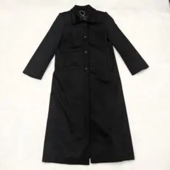 【極美品】カシミヤ100％ 黒 ダブル ロングコート サイズ40 着丈123㎝ 2025年最新】カシミヤ 100% コートの人気アイテム - メルカリ