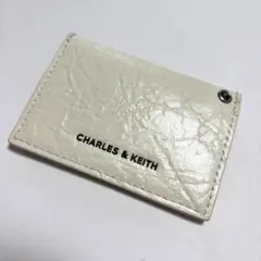 CHARLES&KEITH カードケース　白ホワイト チャールズキース