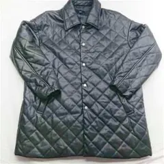 ★ハレ HARE HA030210TR キルティング合成皮革コート ブラック系