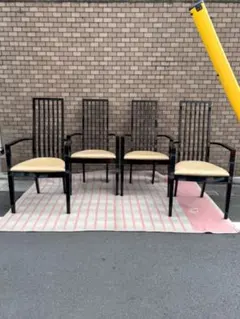 【引き取り限定】名古屋・富山　サンガ　ダイニングチェア　4脚セット 引き取り限定】名古屋・富山 サンガ ダイニングチェア 4脚セット