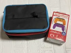 Switch ジョイコン用 プレイアップグリップ 2個セット &収納バック
