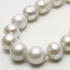 南洋白蝶真珠パールルース 片穴 22×19mm ホワイトカラー - メルカリ