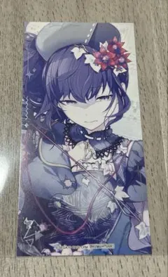 プロセカ アニメイトフェア 箔押しイラストカード　朝比奈まふゆ