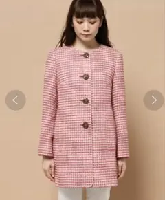 ファンシースプリングツイードコート