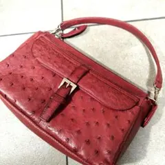 オーストリッチ　バッグ　OSTRICH　ハンドバッグ