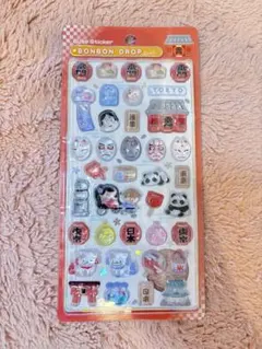 ボンボンドロップシール　和柄　東京観光　浅草