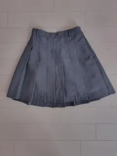 プリーツスカート　グレー