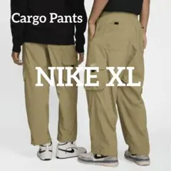 M ナイキ 春夏素材 ハイストレッチ カーゴパンツ ルーズ ACG ブラック 