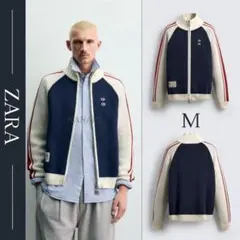 ZARA × Champion カラーブロックニットジャケット M