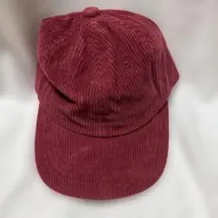 MILITAGE コーデュロイキャップ バーガンディ