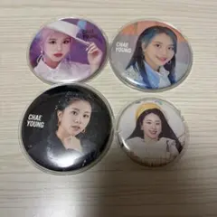 TWICE チェヨン Big 缶バッジ - メルカリ