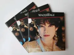 資生堂　マキアージュ　ミニチラシ　森星