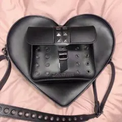 クリスチャンルブタン ショルダーバック クラッチ2way スパイク ハート