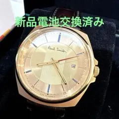 電池新品交換済み☆ポールスミス クローズドアイズ☆ゴールド - メルカリ