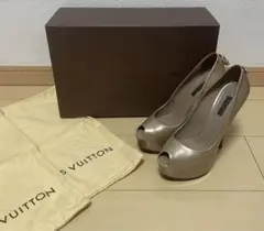 完売激安　LOUIS VUITTON ルイヴィトンオープントゥパンプス カデナ