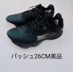 美品【asics】アシックス NOVA SURGE LOW 26CM黒