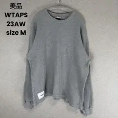 美品 WTAPS 23AW WAFFLE 01/LS/COTTON.SIGN