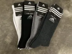 adidas リブソックス 4色セット 24〜26cm