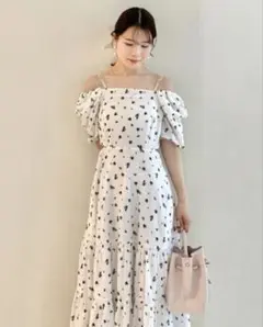 【未使用】FRAYI.D 3wayパフスリーブワンピース