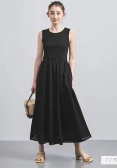 ＜UNITED ARROWS＞レース コンビ ワンピース★