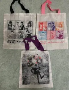 伊藤潤二 サンリオ ガチャガチャ トートバッグ 3種セット