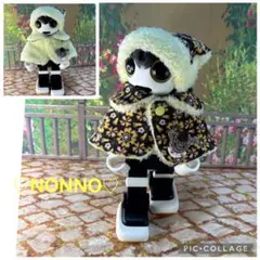 ロボホン洋服　もこもこ帽子&リバーシブ ルケープ②