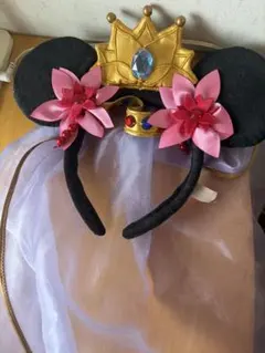 ディズニー／カチューシャ／ベール付き／アラジン／ジャスミン／ミニー