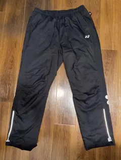 YONEX ブラック ウォームアップパンツ