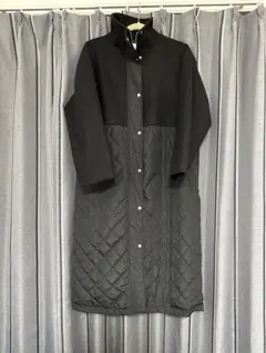 【春物】YEVS ロングコート　キルティング