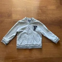 【まとめ・値下げ応相談】グレー F刺繍 カジュアルジャケット