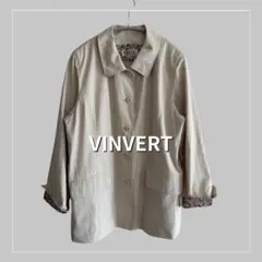 【VINVERT】スプリングコート ミドル丈 LL 花柄