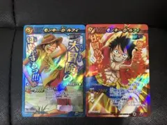ワンピース ミラバト モンキー・D・ルフィ 2枚セット P OP 46 38
