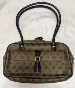 モノグラム柄 中型ハンドバッグ Laura Biagiotti