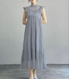 【美品】GIRL 結婚式ロングドレス　お呼ばれ