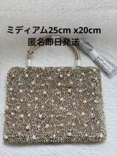 L size！2way・ラメルヘン編みバッグ - メルカリ