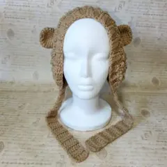 くまミミ　バブーシュカ　イヤーマフ　イヤマフ　耳あて　帽子　ヘッドドレス