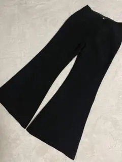 スライ　SLY ブラック フレアパンツ ハイウエスト