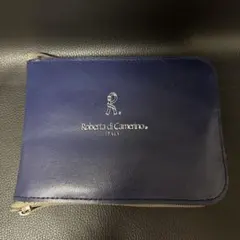 Roberta di Camerino ネイビー エコバッグ　管理番：Gのサムネイル