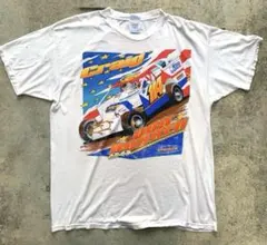 高雰囲気◎90s HanesタグCVD20周年 レーシングTシャツ XL着丈81