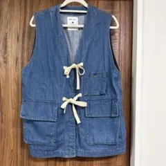 ニコアンド　デニムベスト