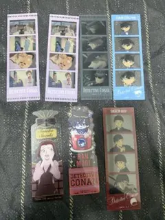 名探偵コナンキャラクリアフォトとブックマークコレクション7枚セット